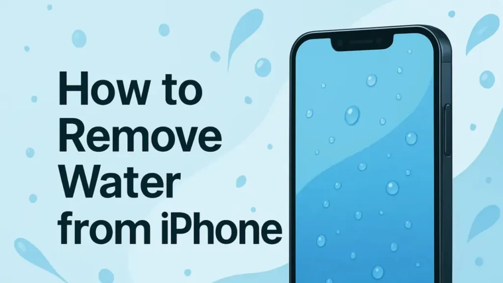 How to Remove Water from iPhone Speaker (Step-by-Step Guide) 1 iPhone water removal sound to clean water from speaker grill