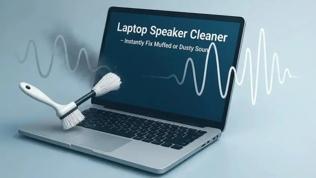 Laptop Speaker Cleaner | Instantly Fix Muffled or Dusty Sound 1 Laptop speaker cleaner tool to remove water and dust for clear sound