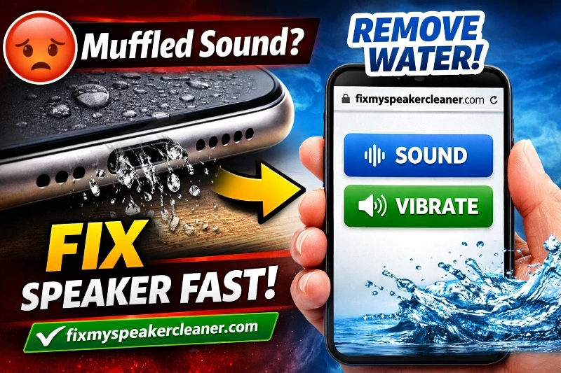 Fix My Speaker – Eject Water From Your Phone Speaker