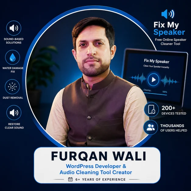Furqan Wali Fix My Speaker expert WordPress developer