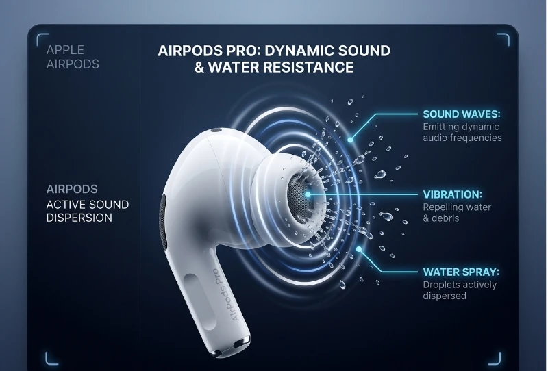 Water Eject AirPods: Fix Muffled Sound in 2 Minutes (Free Method) 3 water eject airpods sound method removing water using sound waves
